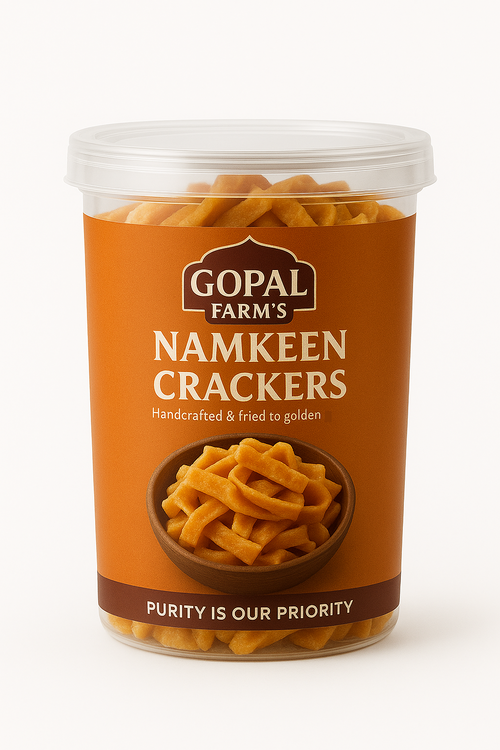Gopal Farm’s Namkeen Crackers – Traditional North Indian Matri Snack | Handmade in Desi Ghee